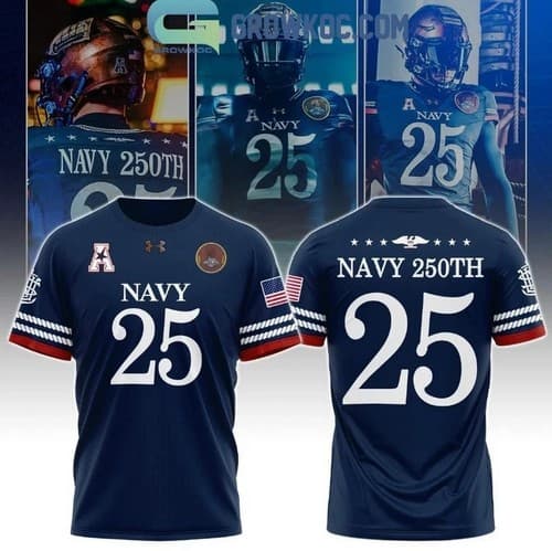 Navy 1Midshipmen 250Th Anniversary Rivalries 3D T-shirt US 3D T-Shirt S-5XL — navy fan gear