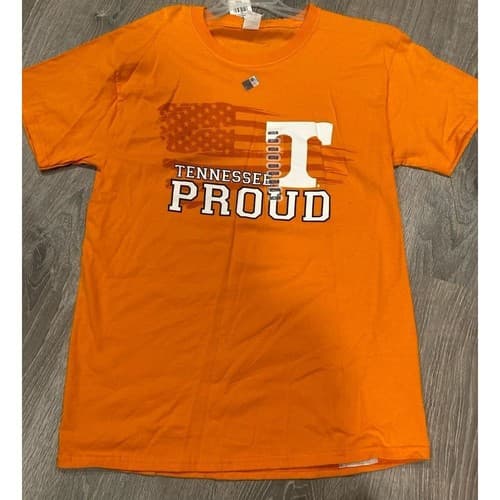 Tennessee Volunteers Proud American Flag Shirt Orange College Football Fan Gear — tennessee fan gear