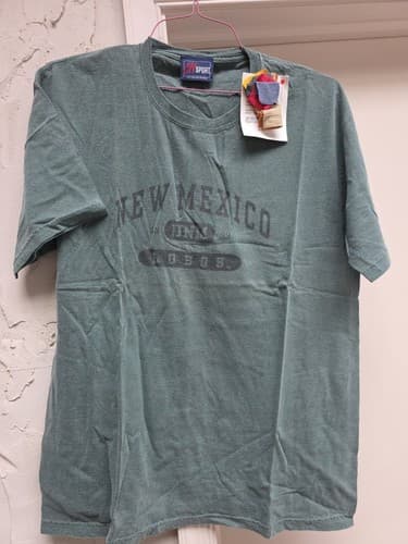 Vintage Lobos Shirt Size Large Men's UNM New Mexico Basketball NCAA Football — new-mexico fan gear