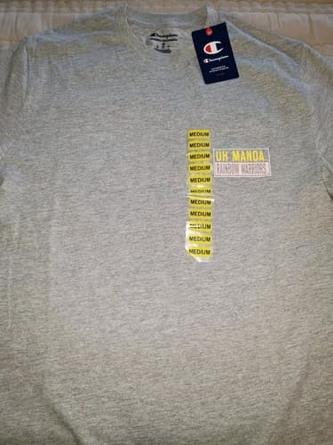 University of Hawaii Shirt Mens Med  Uh Manoa Champion Rainbow Warriors — hawaii fan gear