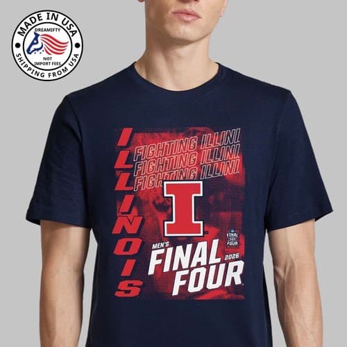 Illinois Fighting Illini 2026 NCAA Men's Basketball March Madness Sport T-Shirt — illinois fan gear