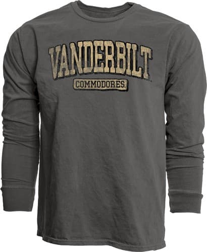 Vanderbilt Commodores NCAA Officially Licensed Long Sleeve T-Shirt Team Color — vanderbilt fan gear
