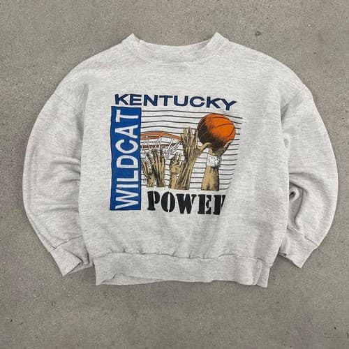 Vintage 90s Kentucky Wildcats Basketball Sweatshirt VK01837 — kentucky fan gear