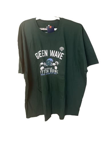 Fanatics Tulane University Green Wave 2023 Cotton Bowl T-Shirt size 5XL-NWT — tulane fan gear