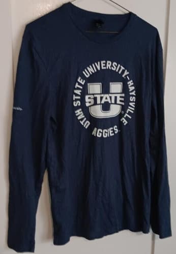 Utah State University Aggies Kaysville T Shirt LONG SLEEVES S Small — utah-state fan gear