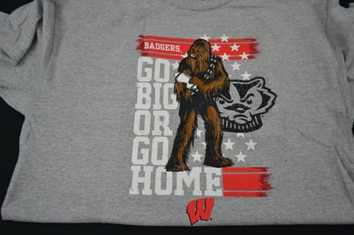 University of Wisconsin Badgers Star Wars S/S Tee - M  (UWI-05) — wisconsin fan gear