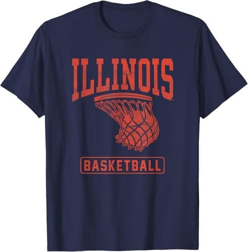 University of Illinois Fighting Illini Basketball Unisex T-Shirt — illinois fan gear