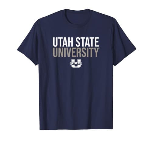 Utah State University Aggies Stacked T-Shirt — utah-state fan gear