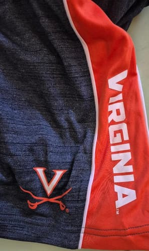 NWT University of Virginia Cavaliers Basketball Gym Shorts L Large — virginia fan gear