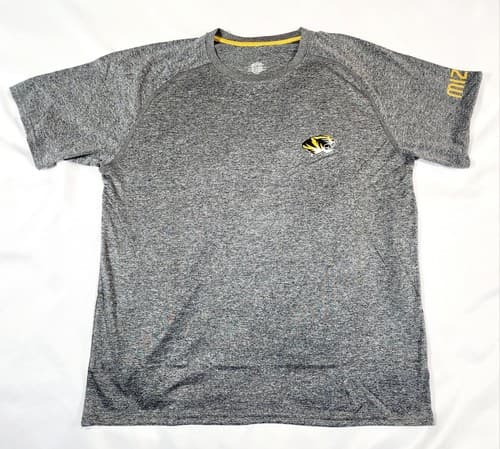 University of Missouri Mizzou Tigers T-Shirt Gray Size LARGE  NWOT — missouri fan gear