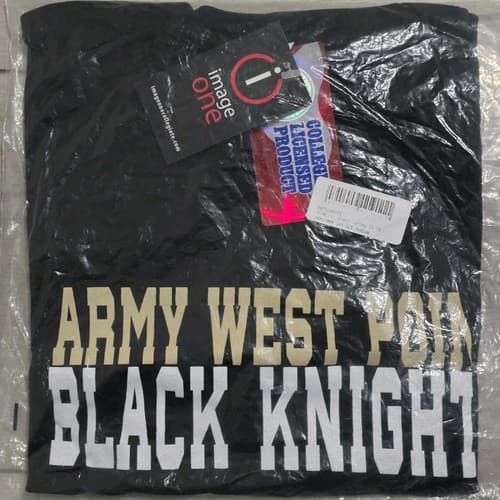 New Army West Point Black Knights T-Shirt Official NCAA Black Mens Size M Medium — army fan gear