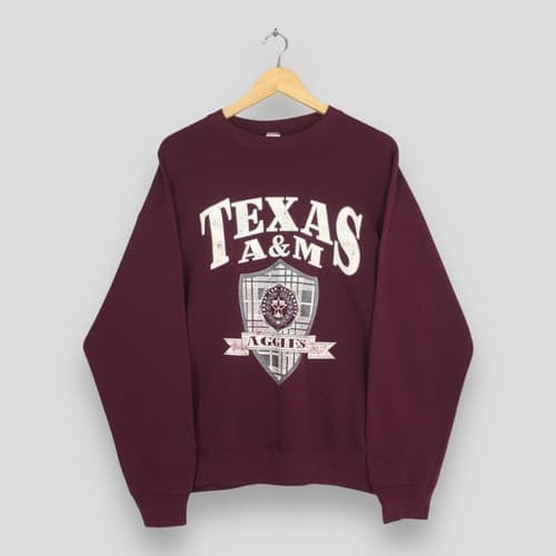 Vintage Texas A&M University T-Shirt Sweatshirt Hoodie — texas-am fan gear