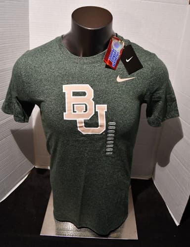 Baylor Bears BU Nike Football Men's T-Shirt Small-3XL Green new with Tags — baylor fan gear