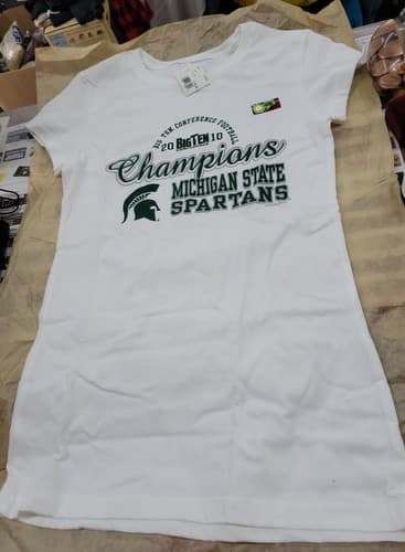 2010 MICHIGAN STATE SPARTANS BIG TEN CONFERENCE FOOTBALL CHAMPIONS T-SHIRT LadyM — michigan-state fan gear