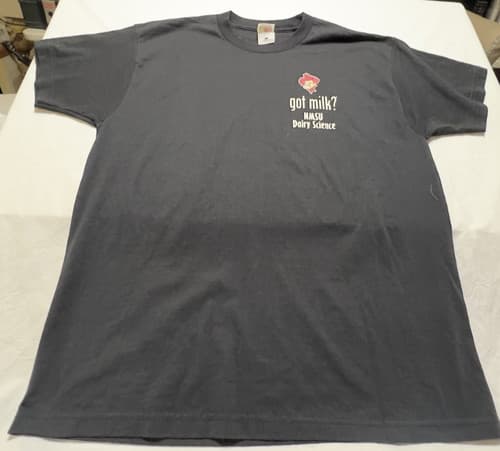 New Mexico State University Aggies NMSU NCAA Cotton Script Tee T Shirt   — new-mexico-state fan gear