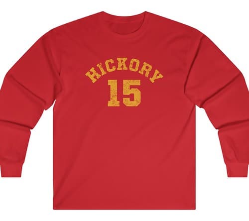 HICKORY Indiana  BASKETBALL Hoosiers - Long Sleeve T / Crewneck Fleece — indiana fan gear