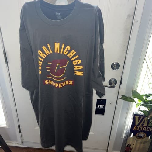 Central Michigan Chippewas Shirt 3XL Black NWT — central-michigan fan gear