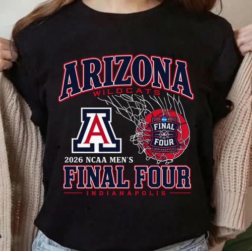 Arizona Wildcats Shirt Final Four 2026, College Basketball Fan Tee — arizona fan gear
