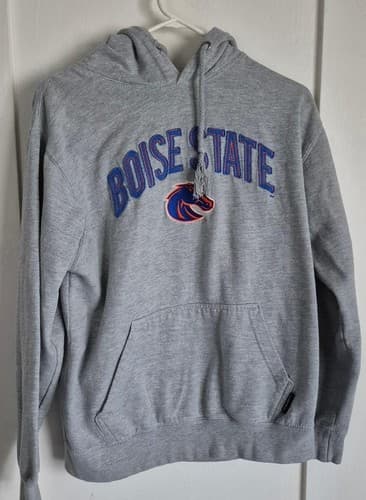 Boise State Broncos Hoodie Sweatshirt SEWN ON LETTERS t shirt M Medium — boise-state fan gear