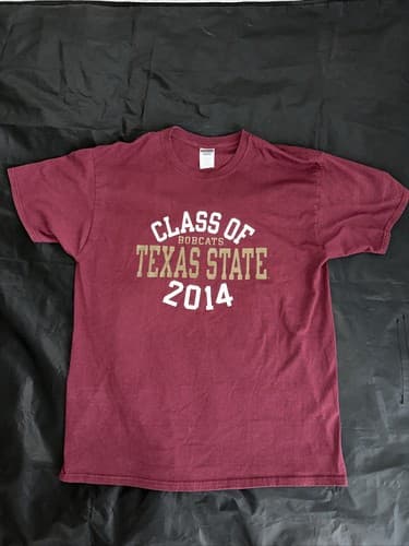 Class Of 2014 Texas State Bobcats Shirt XL — texas-state fan gear