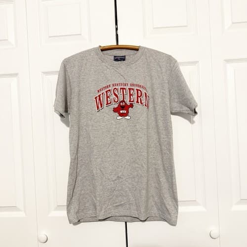 Vintage Jansport Western Kentucky Hilltoppers T-Shirt XL Big Red Mascot Graphic — western-kentucky fan gear