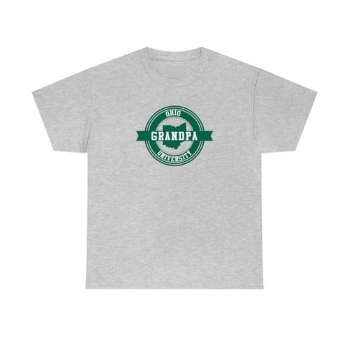 OHIO UNIVERSITY Grandpa Tee Shirt OU Bobcats T-Shirt Green Athens  — ohio fan gear