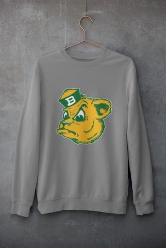 Baylor Sweatshirt Vintage Baylor Bears Bear Face T- Shirt, Sweatshirt & Hoodie — baylor fan gear