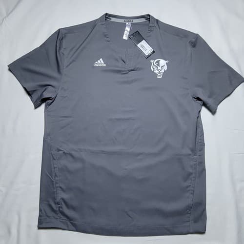 Adidas Men's New Gray Icon Cage Jacket Perforated FIU Panthers HF6161 Size S — fiu fan gear