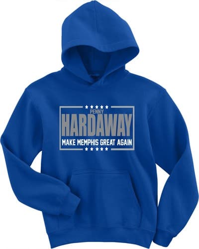 Penny Hardaway Memphis Tigers "Make Memphis Great Again" HOODED SWEATSHIRT — memphis fan gear