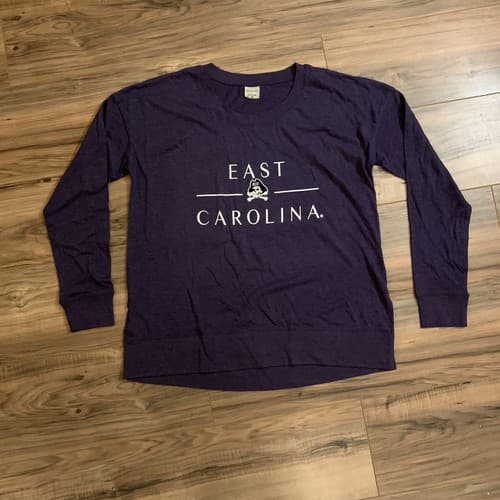East Carolina Pirates - Purple Long Sleeve Shirt - UG Apparel - Size Medium — east-carolina fan gear