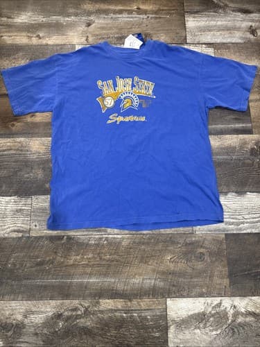 San Jose State University Spartans NCAA College Logo Licensed T-Shirt XL — san-jose-state fan gear