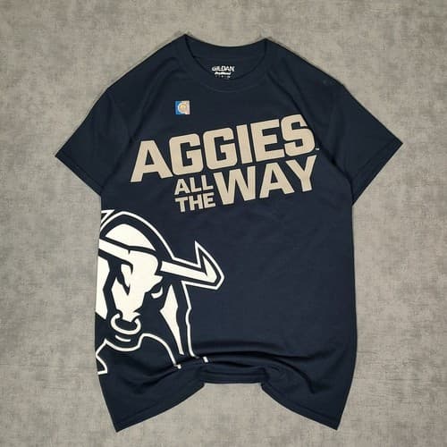 Gildan Utah State Aggies AOP sportswear streetwear tshirt mens Small — utah-state fan gear