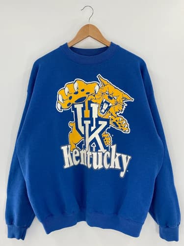 Vintage Kentucky Wildcats Basketball Team royal color Sweatshirt VK06997 — kentucky fan gear