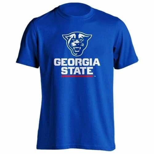 Georgia State Panthers T-Shirt NCAA College Graphic Tee Blue XL / #6285 — georgia-state fan gear