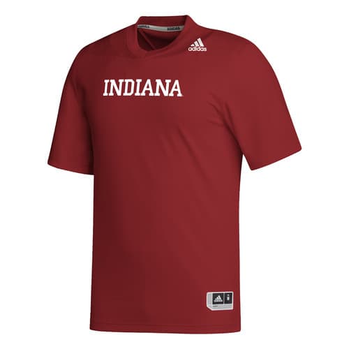 adidas Indiana Hoosiers Crew Neck Short Sleeve T-Shirt Mens Red Casual Tops HR89 — indiana fan gear