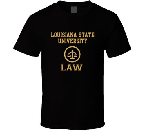Louisiana State University Law School Graduate T Shirt — lsu fan gear