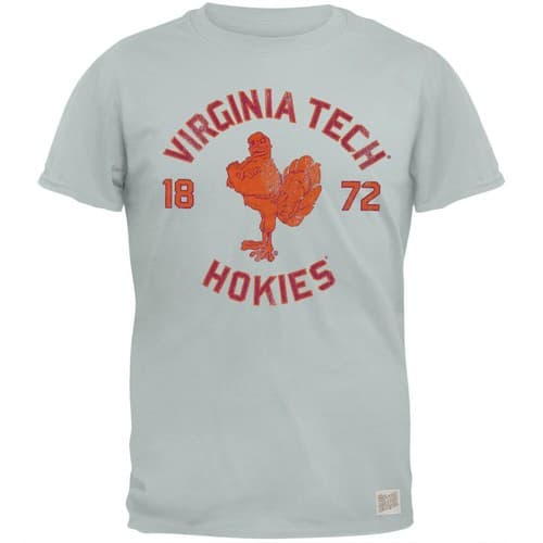 Virginia Tech Hokies  -  1872 Vintage Adult Soft T-Shirt — virginia-tech fan gear