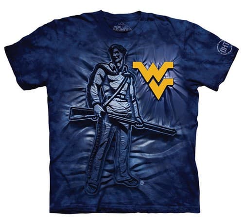 West Virginia Mountaineers T-Shirt by The Mountain----Brand New---- — west-virginia fan gear