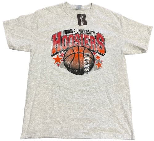 Indiana University Hoosiers Basketball Shirt Large With Tags — indiana fan gear