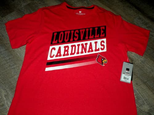 Colosseum Louisville Cardinals UofL Men's T-Shirt Size Large NWT — louisville fan gear