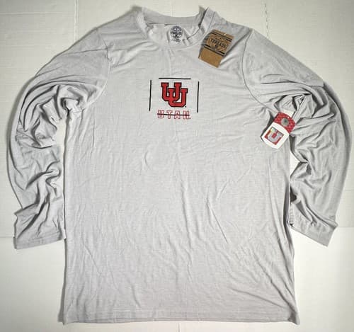 NWT University Of Utah Utes Longsleeve Shirt Rivalry Threads Men Size Large  — utah fan gear