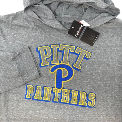 Captivating Pitt Panthers Pittsburgh NCAA Hoodie T-Shirt Gray Mens XXL NEW — pittsburgh fan gear