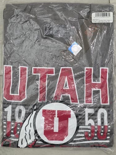 New Utah Utes T-Shirt Official NCAA College Gray Men's Size 2XL XXL XX-LARGE NWT — utah fan gear