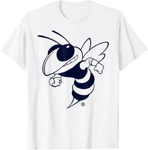 Georgia Tech Yellow Jackets Two Tone White T-Shirt — georgia-tech fan gear