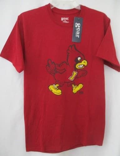 IOWA STATE CYCLONES 58 GEAR COTTON T-SHIRT - SIZE S - NEW — iowa-state fan gear