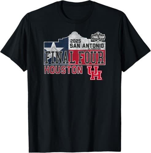Houston Cougars Final Four 2025 Retro Alamo T-shirt Sweatshirt — houston fan gear