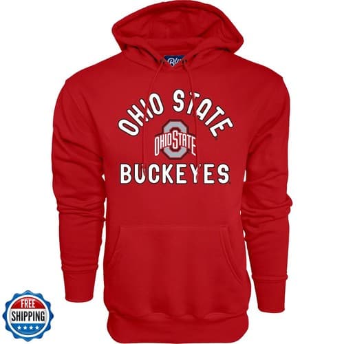 Blue 84 Men's Ohio State Buckeyes Hoodie Line Up Team Color, Ohio State Bucke — ohio-state fan gear