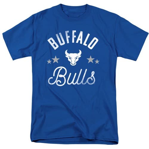 University of Buffalo Adult T-Shirt Bulls, Royal Blue, S-5XL — buffalo fan gear
