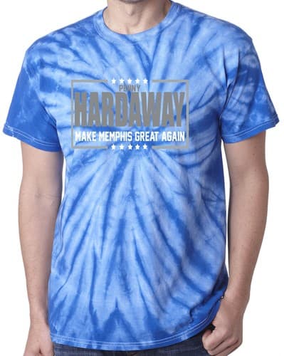 Tie-Dye Penny Hardaway Memphis Tigers "Make Memphis Great Again" T-Shirt — memphis fan gear