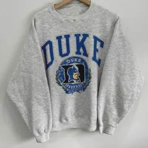 Vintage 90s Duke University Blue Devils T-Shir,t Sweatshirt & Hoodie — duke fan gear